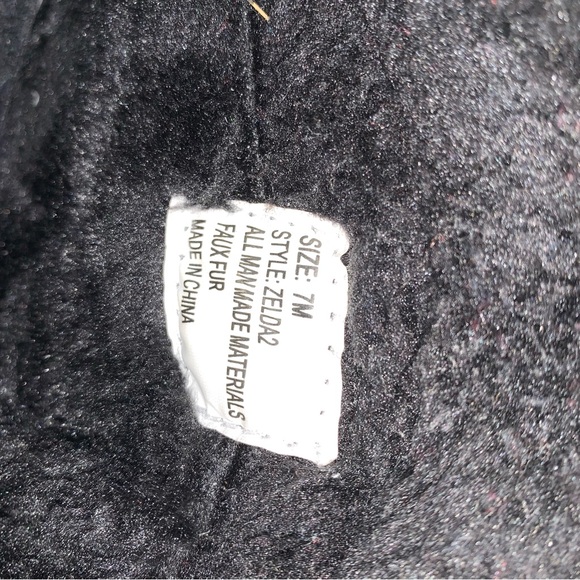 Sporto Zelda2 Black Faux Fur Lined Waterproof Ankle Boots size 7M - Picture 9 of 12